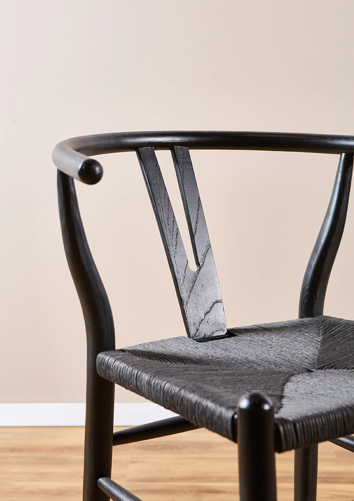 [RS-6090/BLACK] Banqueta Wishbone (Negro)