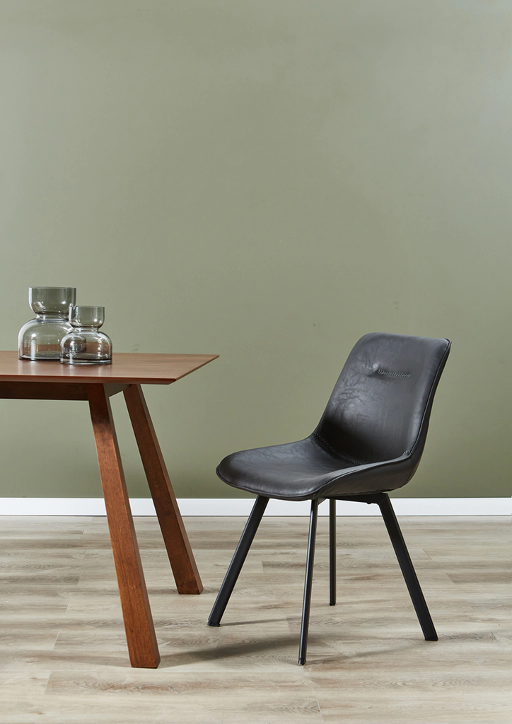 [YK-3057/N] Silla Munich Ecocuero (Negro)
