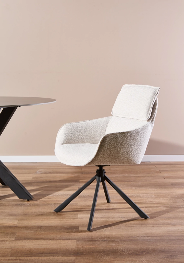 [SD-742/O] Silla Odesa Giratoria (Blanca)